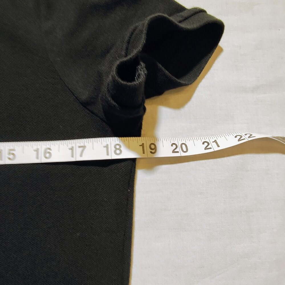 Lauren Ralph Lauren Women's S/P Black on‎ Black Polo - Picture 6 of 8